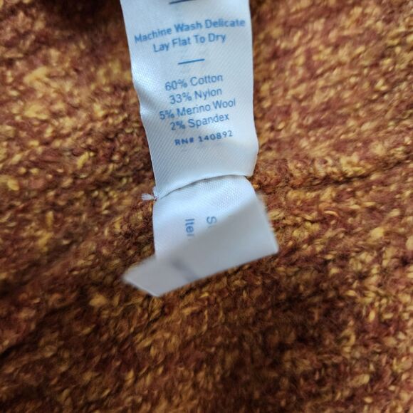 Marine Layer Ontario Cardigan Sweater Long Rust Women Size Large Pockets - Picture 8 of 11